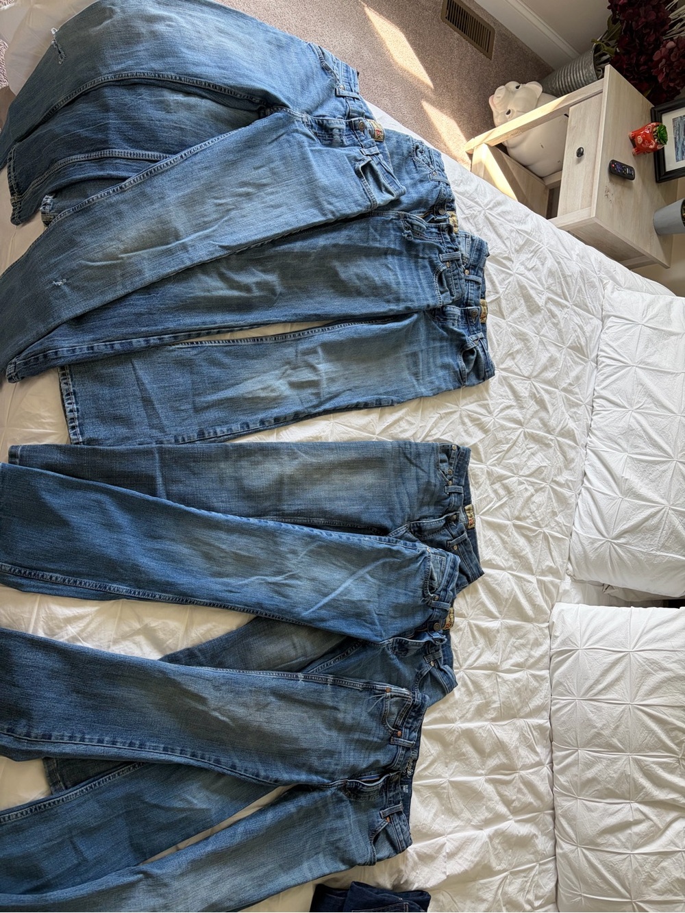 Wrangler Kids Blue Denim Jeans Pack - Medium Wash